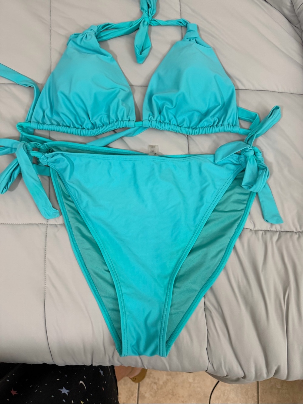 Tempt Me Turquoise Halter Bikini Set – Size 18W